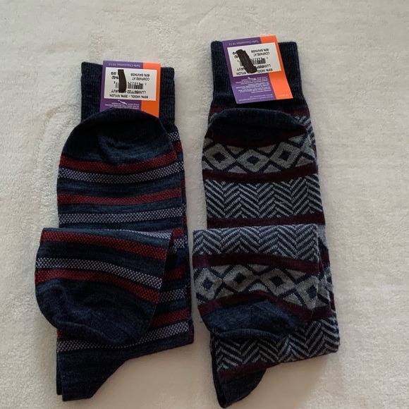 (2) Lorenzo Uomo MERINO WOOL SOCK - Picture 4 of 4